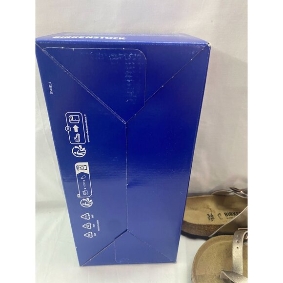 Birkenstock Women's 5-5.5 Mayari Graceful Taupe Birko-Flor Thong Sandal NIB - Picture 12 of 14